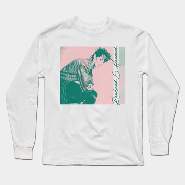 Rowland S Howard // 80s Aesthetic Fan Art Design Long Sleeve T-Shirt by unknown_pleasures